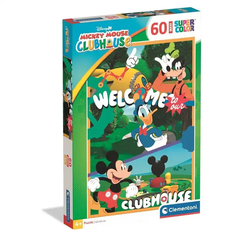 Clementoni Puzzle Maxi Mickey Mouse Club House 2026 60 pieces 2D Pussel | Extra bra pris