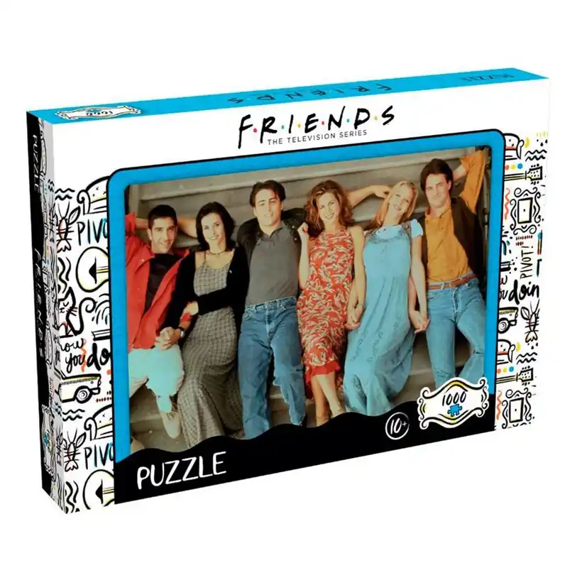 Försäljningssuccé - Winning Moves Puzzle - Friends Stairs (1000 pieces) 2D Pussel