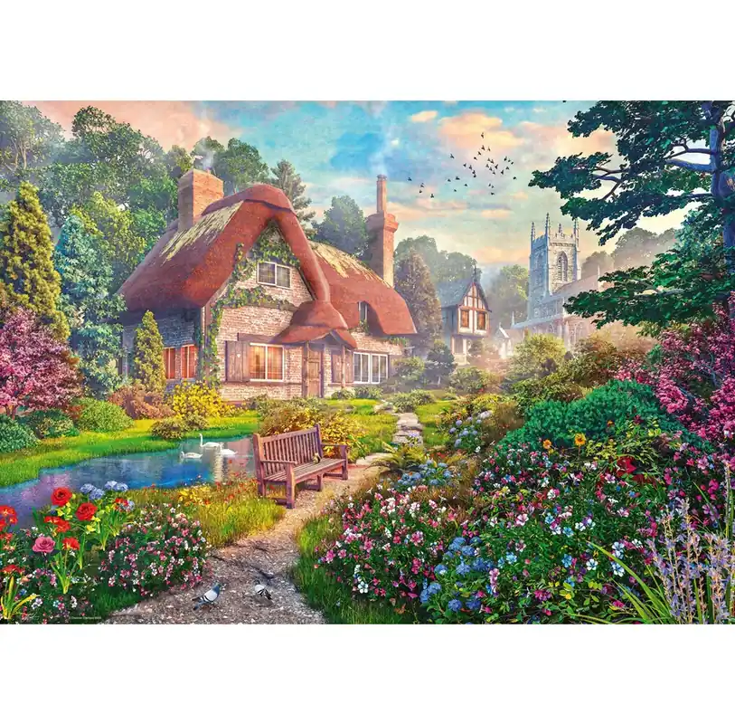 Kampanjen går snart ut - Ravensburger Oak Tree Cottage (1000)