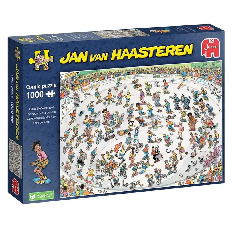 Kampanjpris | Jan van Haasteren Riding the Skate Bowl (1000)
