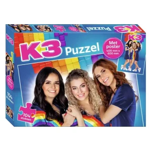 Studio 100 K3 Puzzle with Poster 104pcs. 2D Pussel | Rea