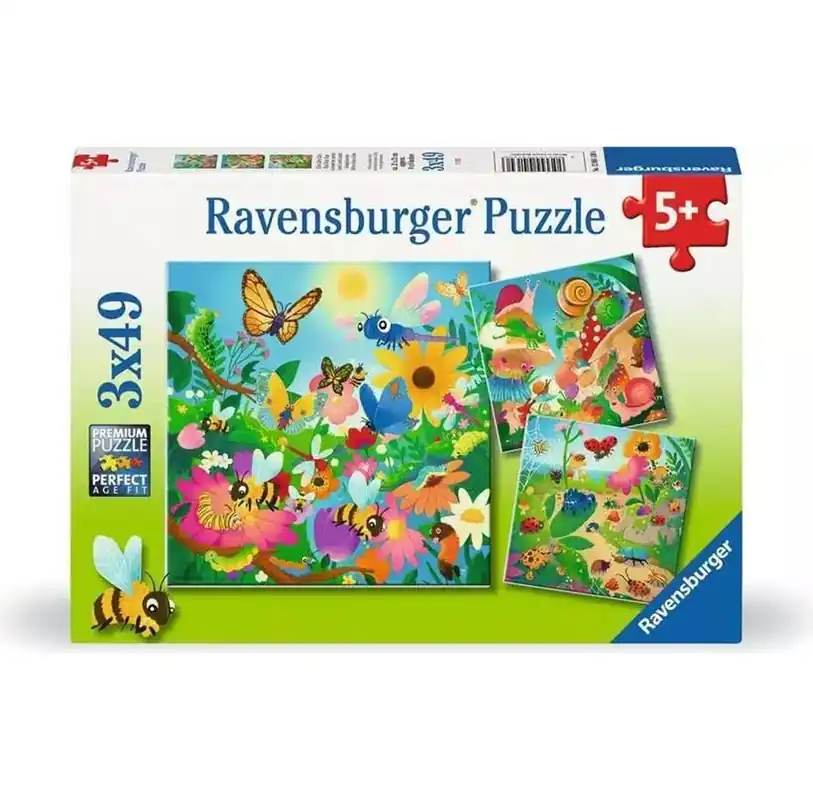 Ravensburger Bugs Bugs Bugs 3x49p - 5+ - Klar att skickas