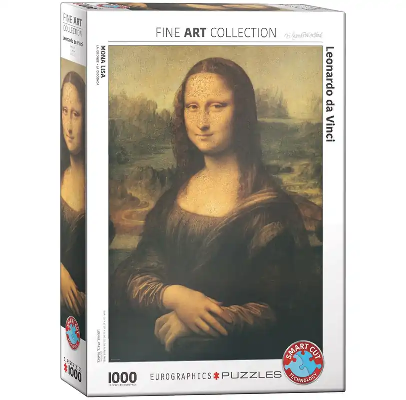 Hög kvalitet - Eurographic Mona Lisa by Leonardo da Vinci Smart Cut (1000)