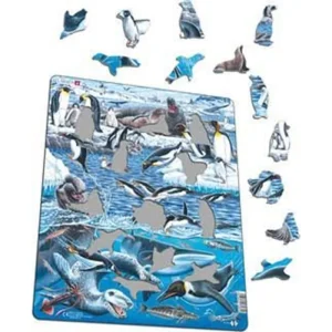 Larsen Puzzles Puzzle Antarctica - 66 pieces Maxi (36.5x28.5cm) 2D Pussel | Toppsäljare