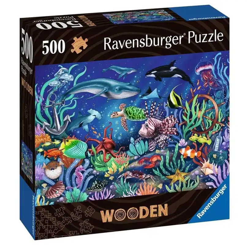 Finns i lager - Ravensburger Wooden Under the Sea 500p