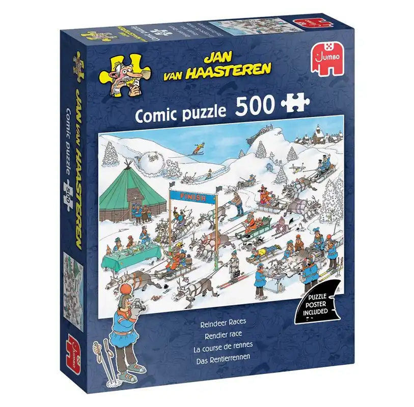 Bästsäljare | Jan van Haasteren Reindeer Races(500)