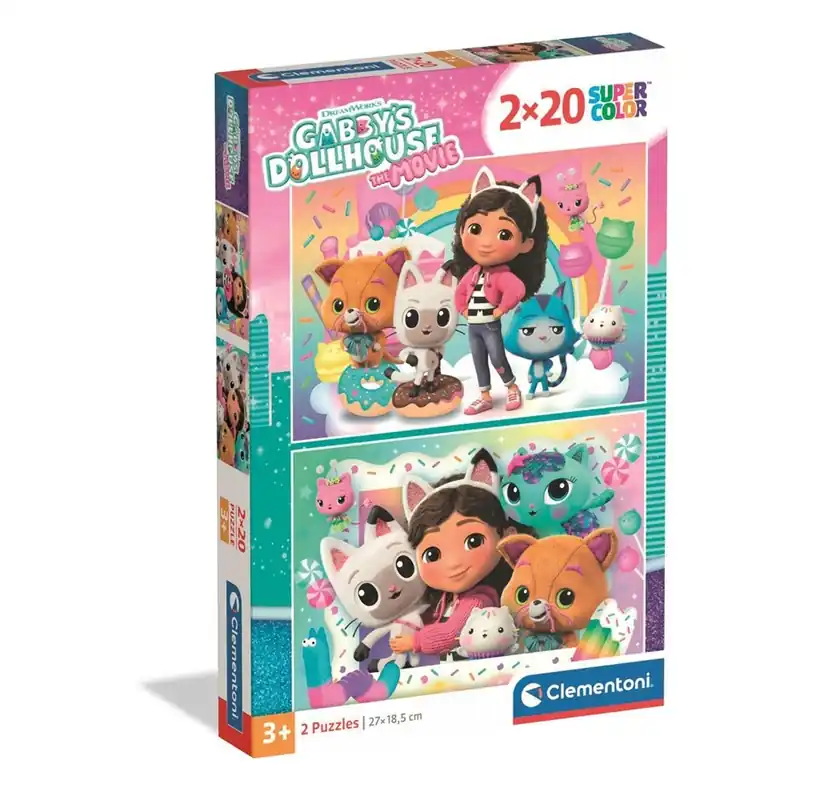 Bra pris just nu | Clementoni Puzzle Gabby‘S Dollhouse 2026 2x20 pieces 2D Pussel