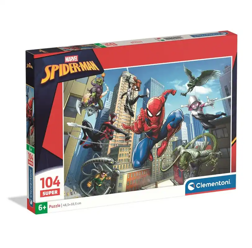 Clementoni Puzzle Super Spider-Man 104 pieces 2D Pussel | Enkel beställning