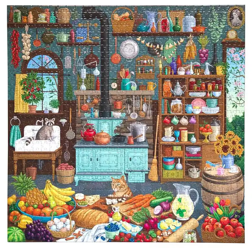 Favorit hos kunderna - eeBoo Puzzle 1000 pcs - Alchemist‘s Kitchen