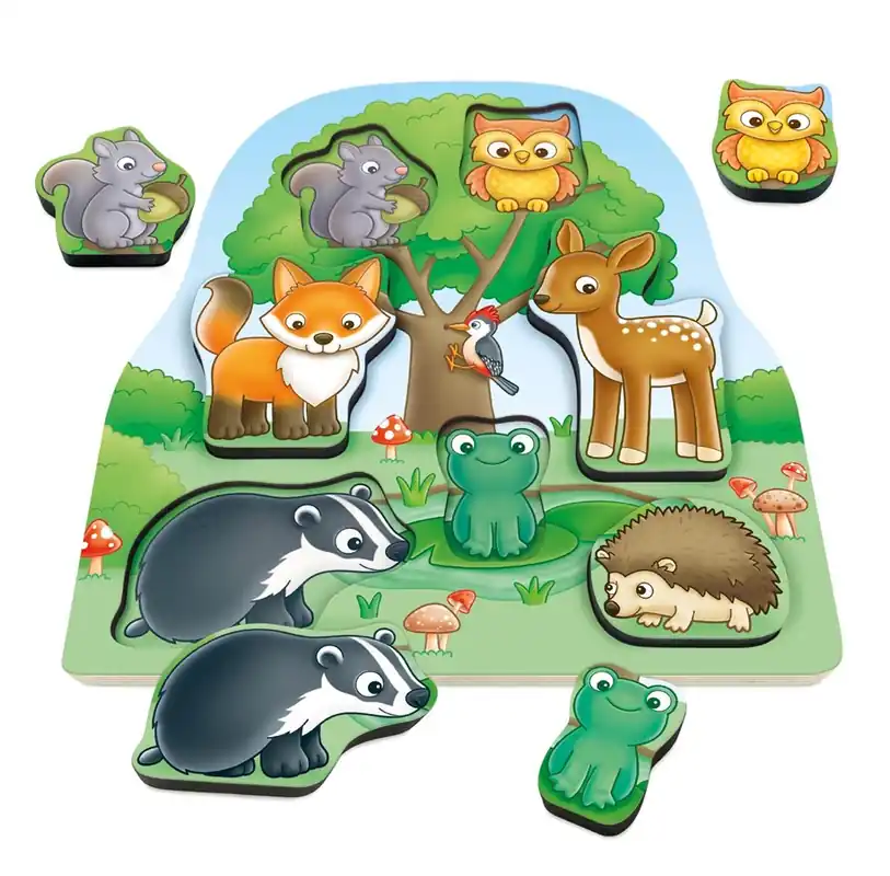 Under begränsad tid | Orchard Woodland Chunky Wooden Puzzle