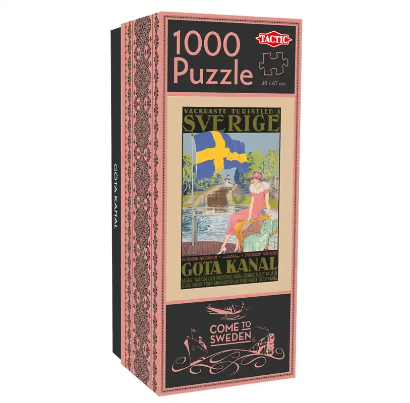 Tactic 1000 pcs Come to Sweden Göta kanal | Specialerbjudande