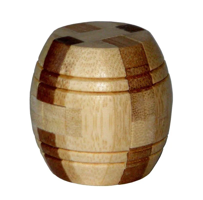 Erbjudande - Eureka 3D Bamboo Brain Puzzle Barrel 3D pusselspel