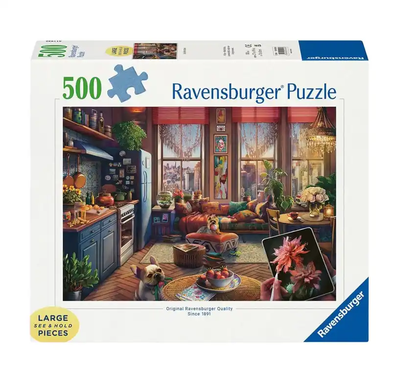 Ravensburger Jigsaw Puzzle Cozy Boho Studio 500pcs. | I lager