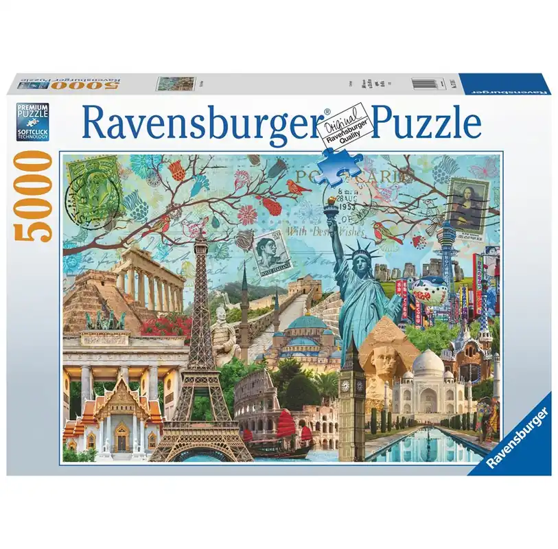 Ravensburger AT Big City Collage 5000p | Nyhet i webbutiken
