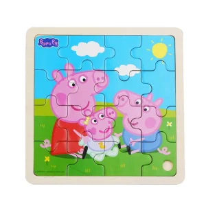 Peppa Pig - Framed Wooden Puzzle - Siblings | Nyhet i sortimentet
