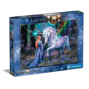 Tidsbegränsat erbjudande - Clementoni Jigsaw Puzzle Anne Stokes Bluebell Woods 1500pcs. 2D Pussel
