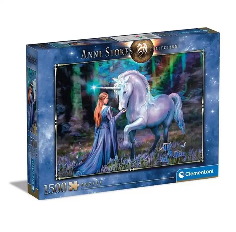 Tidsbegränsat erbjudande - Clementoni Jigsaw Puzzle Anne Stokes Bluebell Woods 1500pcs. 2D Pussel