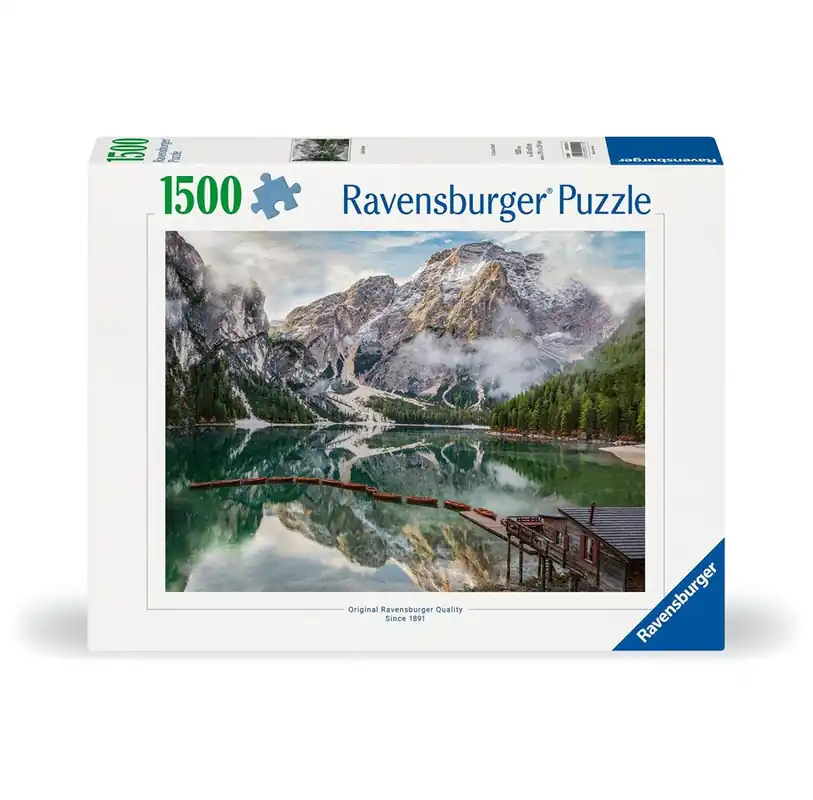 Ravensburger Lake Braies 1500p | Hög kvalitet