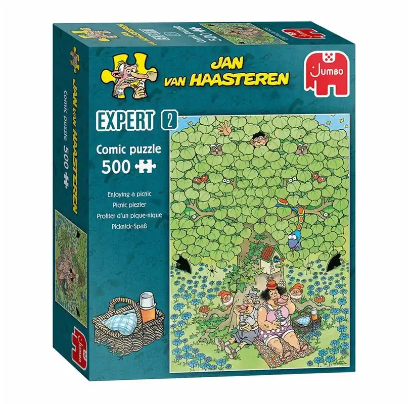 Toppsäljare | Jan van Haasteren Enjoying a Picnic(Expert 500)