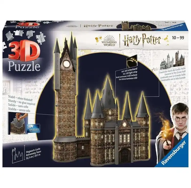 Ravensburger Hogwarts Castle Astronomy Tower (540) 3D pusselspel - Kanonerbjudande