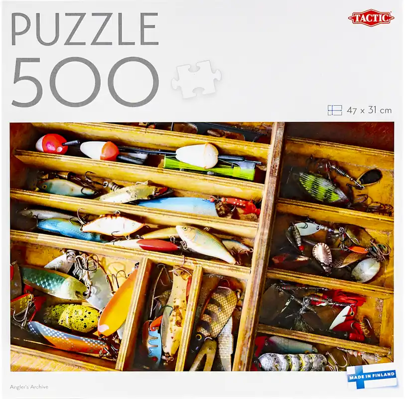 Tactic 500 pcs puzzle Angler‘s Archive - Begränsat lager