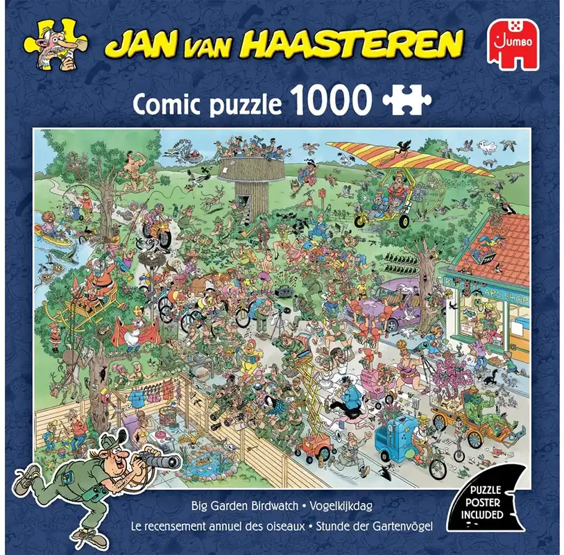 Jan van Haasteren Big Garden Birdwatch (1000) - Mycket uppskattad