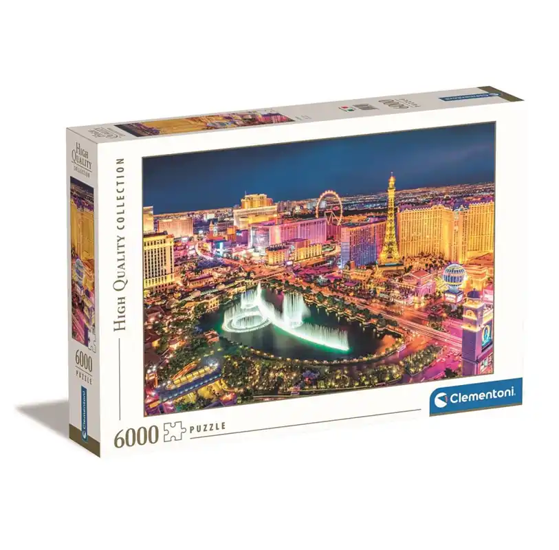 Clementoni Puzzle 6000 Pcs High Quality Collection Las Vegas | Nyhet i sortimentet