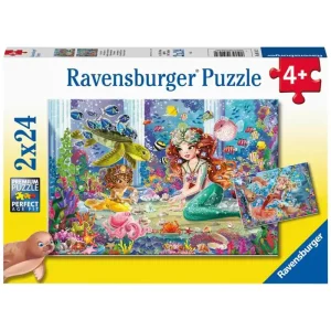 Beställ nu - Ravensburger Mermaid Tea Party 2x24p