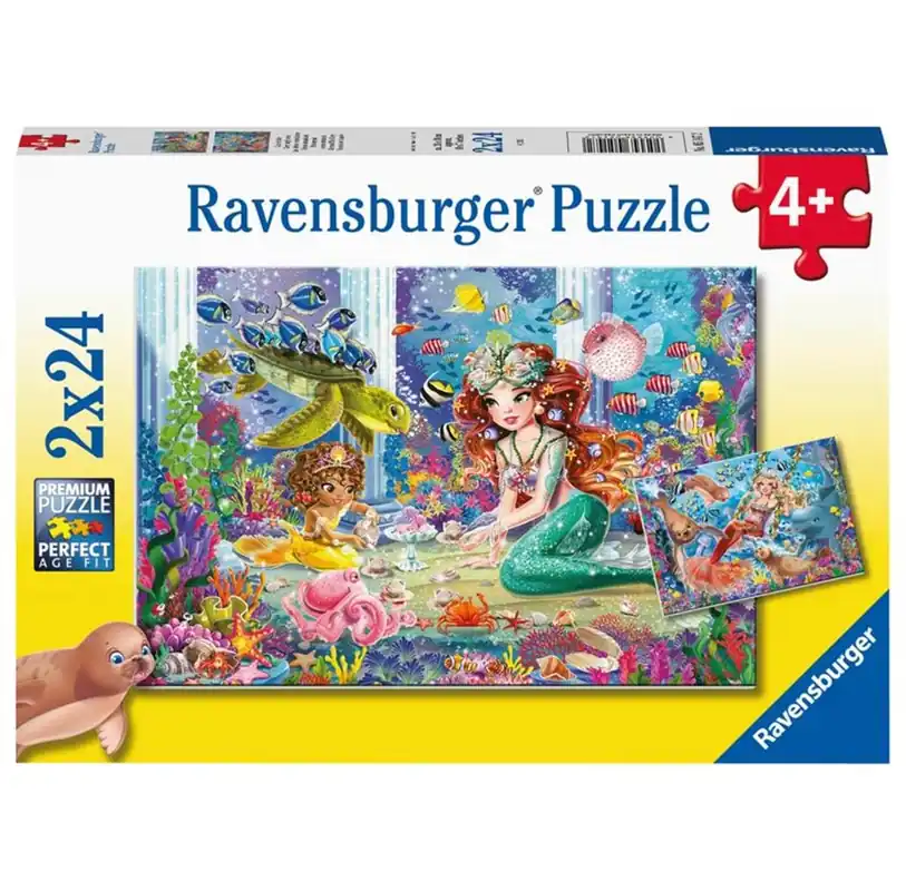 Beställ nu - Ravensburger Mermaid Tea Party 2x24p