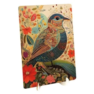 Creative Craft Group Wooden Puzzle Bird - Unique Shapes - 130 pcs. Trä - Nytt lägre pris