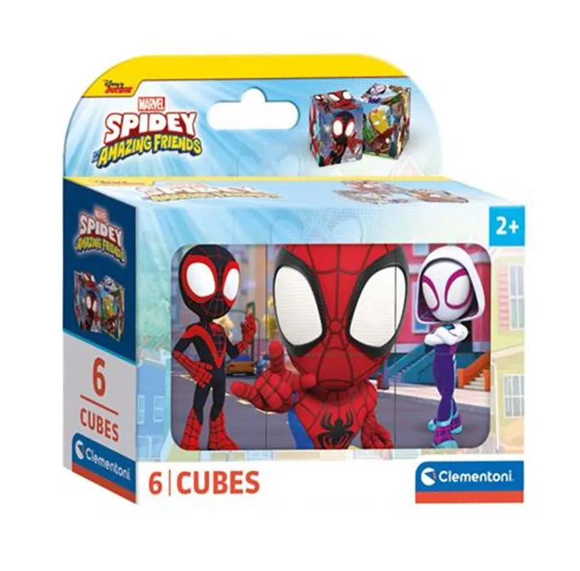 Clementoni Block Puzzle Spidey and His Amazing Friends 6pcs. Block | Beställ idag