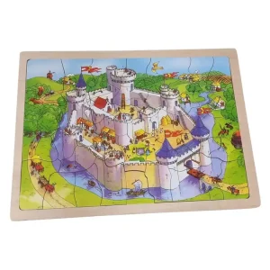 Playwood Wooden Castle Jigsaw Puzzle - 41 pcs. Trä - Få kvar i lager
