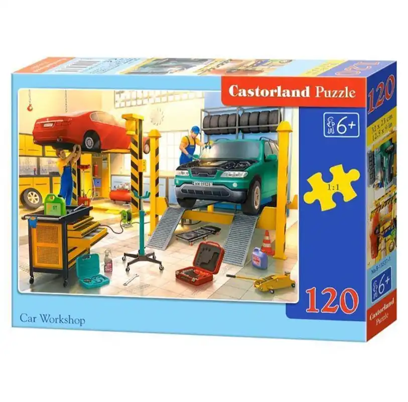 Castorland Workshop Puzzle - 120 Pieces - 6+ Years 2D Pussel - Efterfrågad