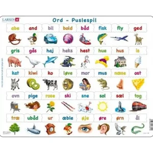 Larsen Puzzles Maxi Word 40 pcs - Dagens erbjudande