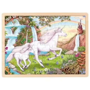Goki - Unicorn Puzzle - (57366) Trä - Bra pris just nu