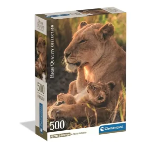 Beställ direkt - Clementoni Puzzle HQC Feline Love 2026 - Compact 500 pieces 2D Pussel