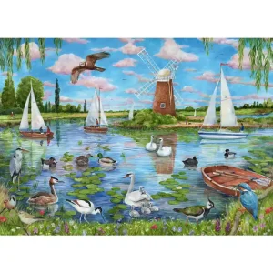 Trygg betalning - Ravensburger Life along the Broads (1000)