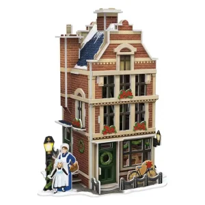 Erbjudande | Cubic Fun 3D Puzzle Dutch Bakery with LED Lighting 3D pusselspel