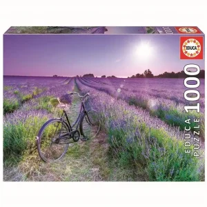 Snart slut | Educa 1000 Bike In A Lavender Field