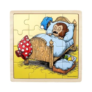 Dagens erbjudande | Rasmus Klump - Framed Wooden Puzzle - Good Night