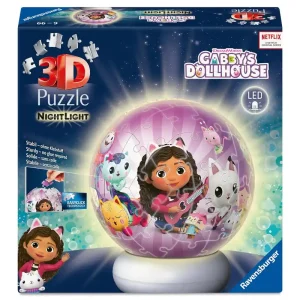 Bästsäljare - Ravensburger 3D Puzzle-Ball Nightlight Gabby‘s Dollhouse (72) 3D pusselspel