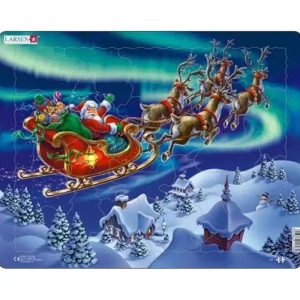 Nyinkommet | Larsen Puzzles Santa in Nordic Light (26)