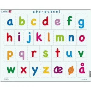 Larsen Puzzles Puzzle Alphabet (lowercase letters) - 29 pieces Maxi (36.5x28.5 cm) 2D Pussel | Dagens deal