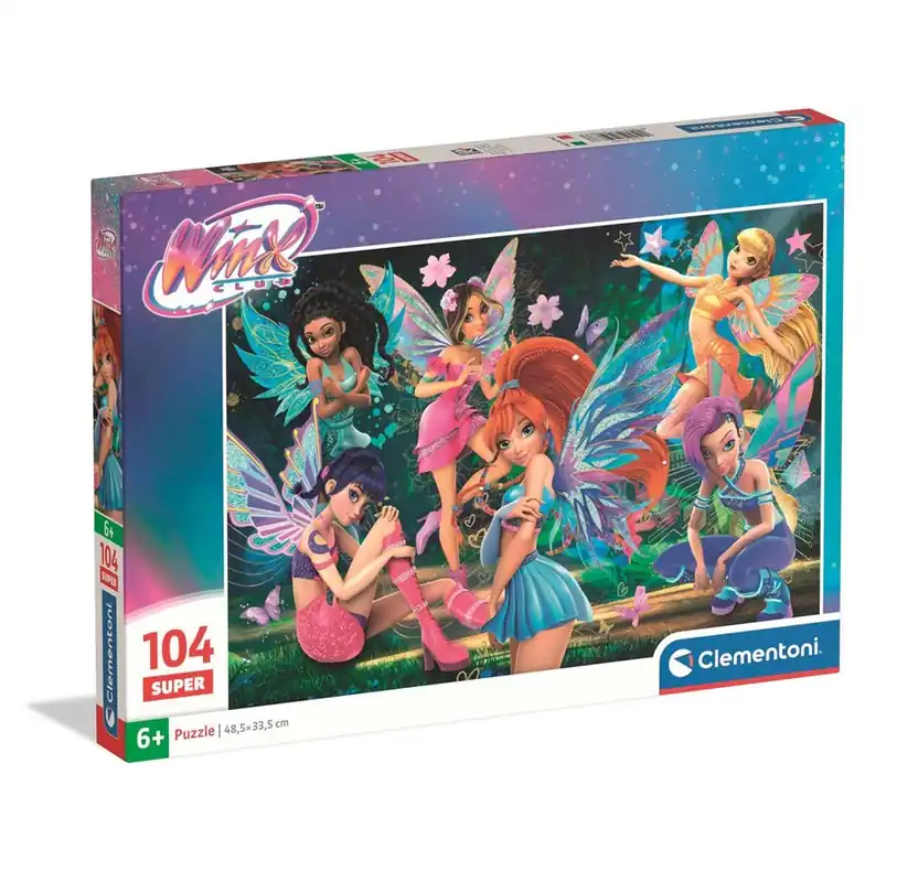 Kundernas favorit | Clementoni Puzzle Super Winx 2025 104 pieces 2D Pussel