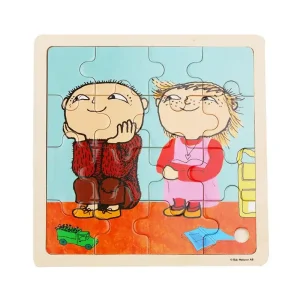 Alfons Åberg - Framed Wooden Puzzle - Friends - Kanonpris