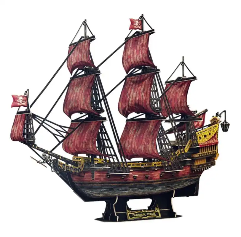 Sista chansen - Cubic Fun 3D Puzzle Queen Anne Revenge 3D pusselspel