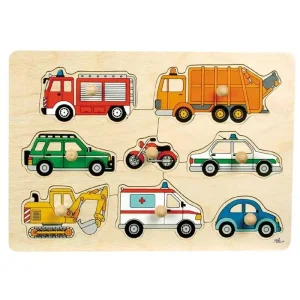 Goki Bubble Puzzle Traffic Trä - Enkel beställning
