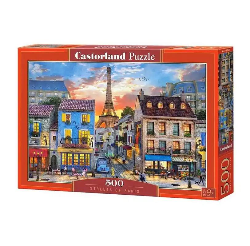 Selecta Play - Castorland Jigsaw Puzzle Streets of Paris 500pcs. - Snabb frakt