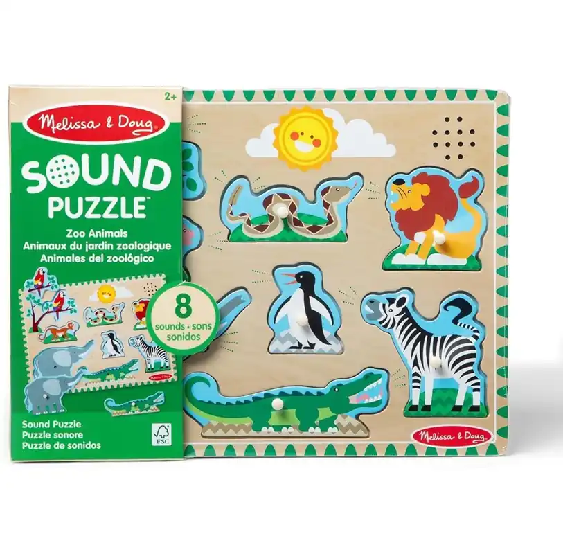 Rabatter | Melissa & Doug Sound Puzzle Zoo Animals