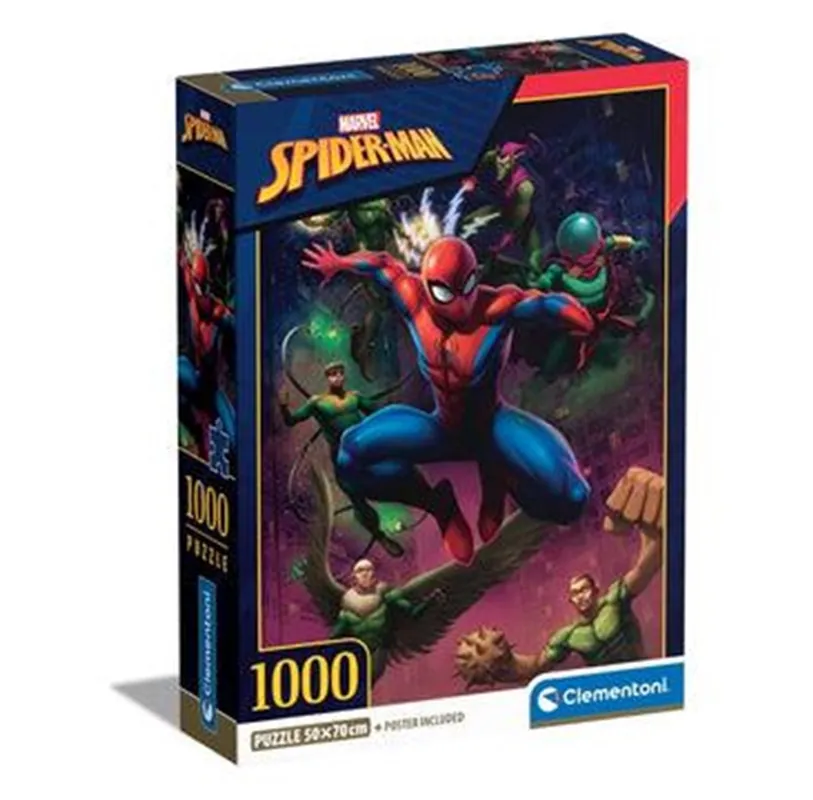 Clementoni Marvel Spider-Man Jigsaw Puzzle (1000) - Lågt pris